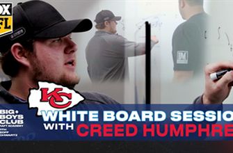 THE BIG BOYS CLUB: RAW White Board Session with Kansas City Chief – Creed Humphrey | FOX NFL