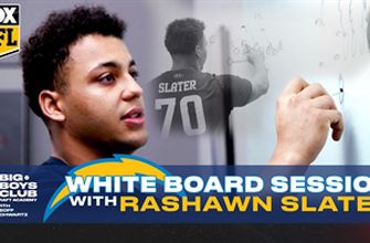 THE BIG BOYS CLUB: RAW White Board Session with Los Angeles Chargers – Rashawn Slater | FOX NFL